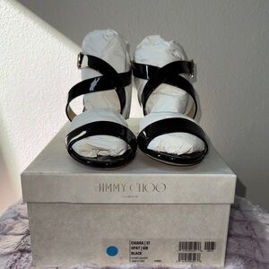 Jimmy Choo Black Patent Heels